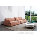 Eropa Desain Kursi Modern Dengan Konsol Dan Pemegang Cangkir Listrik Kursi Kulit Sofa Set Perabot Ruang Tamu